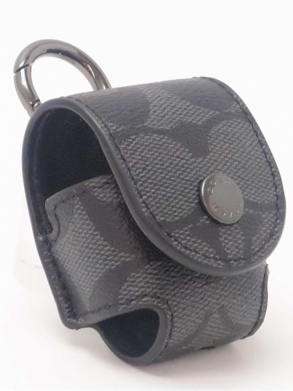 Coach Earbuds Case with Signature Canvas [Fits AirPods 1 & 2]